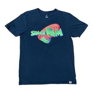 Air Jordan Space Jam Black Shirt Size M